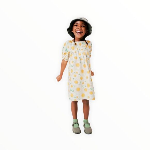 ZARA Kids | Yellow | SUNFLOWER DRESS - Picture 5 of 7